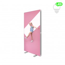 Šviečiantis LED stovas Lumi Eco su individualia spauda